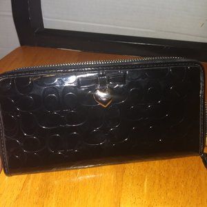 Authentic Coach Black Wallet